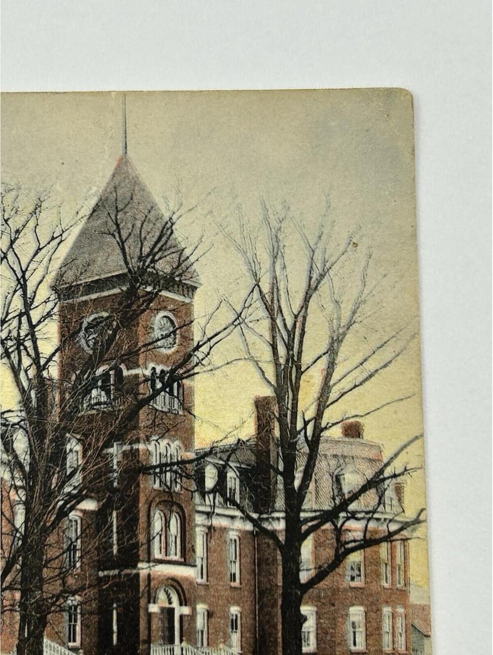 1908 Ellsworth College Old Main Iowa Falls IA Postcard Grundy Center IA 1c Stamp - Picture 9 of 16